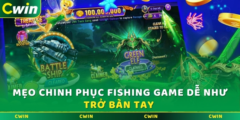 Mẹo chinh phục Fishing game dễ như trở bàn tay 